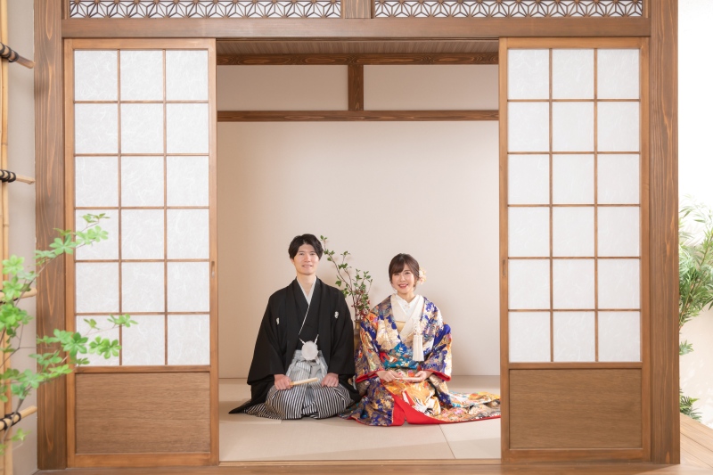 和装撮影で欠かせない正座ショット