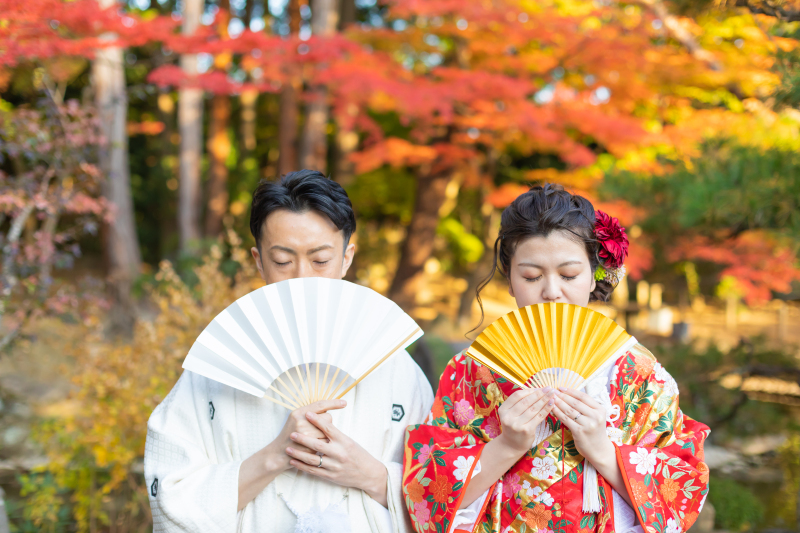 紅葉+色打掛