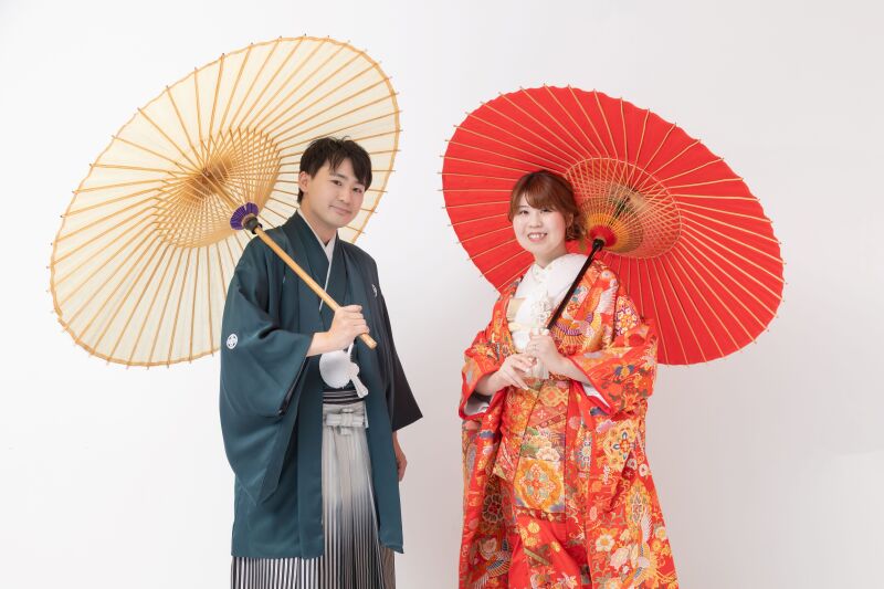 1着目は色打掛から