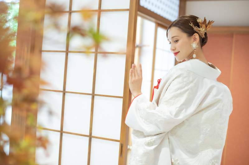 白無垢の種類は多数ご用意がございます♪