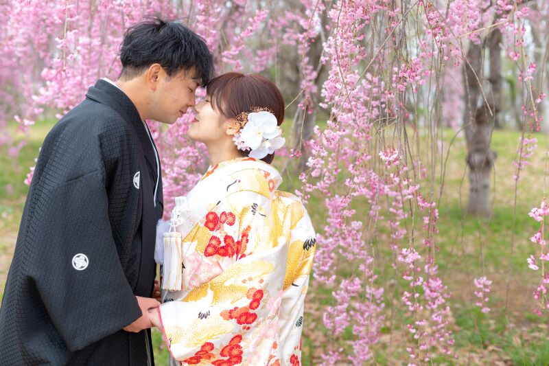 ワタベウェディング仙台フォトスタジオ_色打掛・着物が豊富