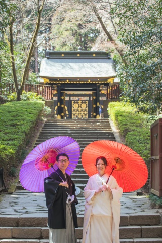 ワタベウェディング仙台フォトスタジオ_和装ロケ（瑞鳳殿）