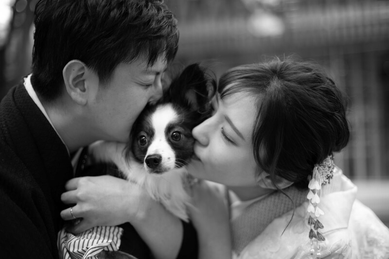 ワンちゃんやネコちゃんも大切な家族、ぜひ一緒にお写真を残しましょう♪