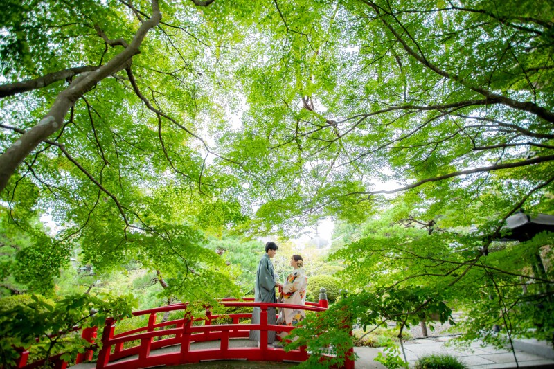 日本庭園での撮影はお任せください!