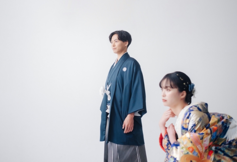 【和装or洋装】スタジオフォト基本プラン◇六切り台紙付き◇