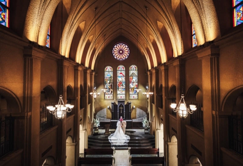 【リトル婚】サント・ステファーノ大聖堂　洋装2着　少人数婚 洋装セレモニー＆洋装フォトプラン