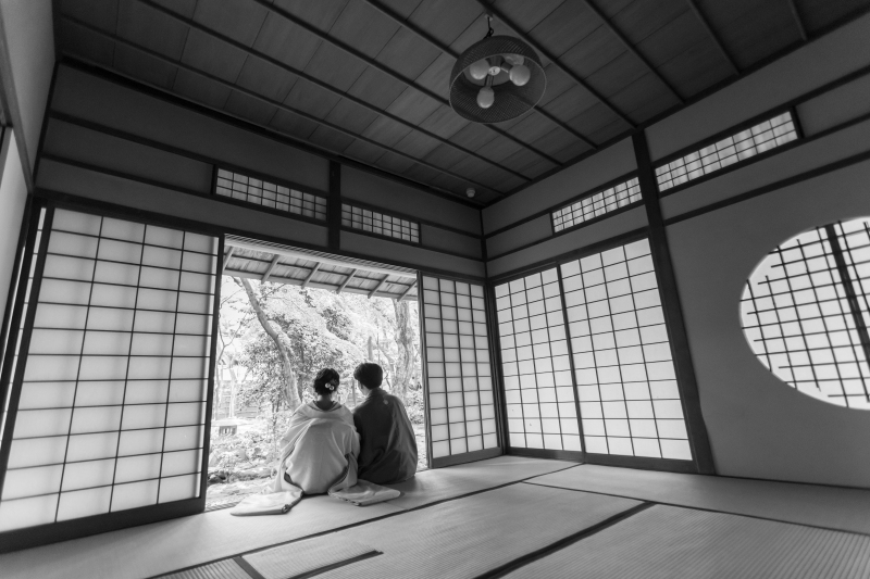 ★11月末までのご撮影で3万円オフ★緑水庵/秋ロケーションプラン(和装1着)