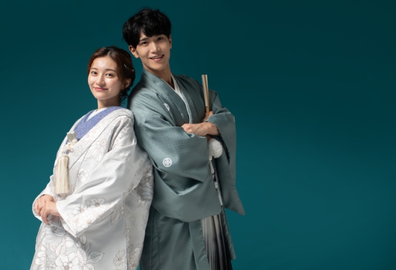 【選べる和装or洋装】撮影全データ+アルバム付き☆スタジオフォト スタンダードプラン(新婦衣裳2着)