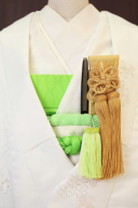 和装小物セット：黄緑