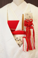 和装小物セット：赤（毬ベージュ）