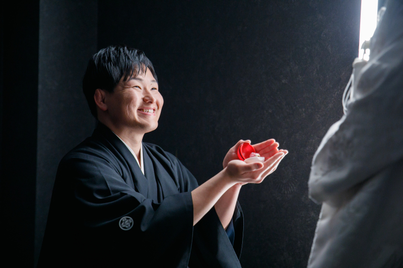 ご新郎様のソロショット