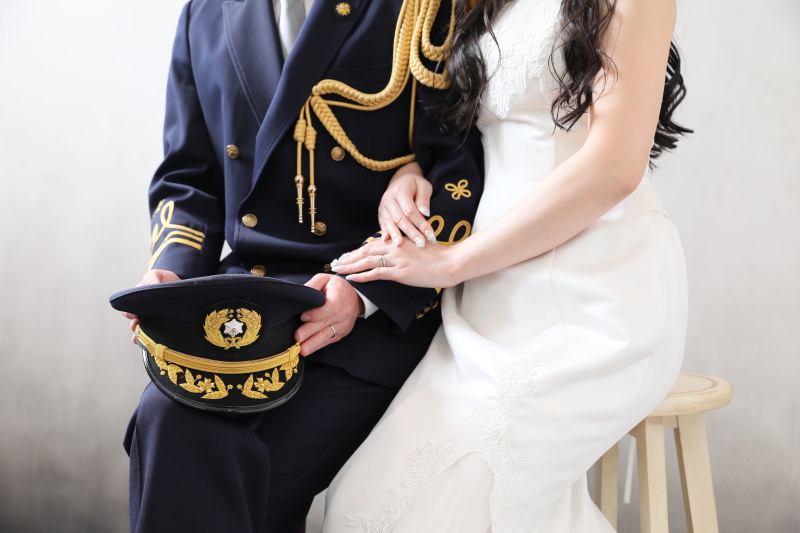 衣裳にポイントを合わせて