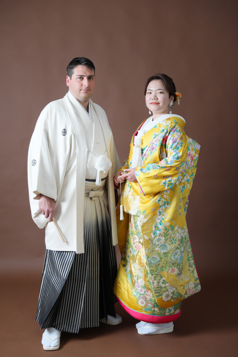 和装でウェディングフォト