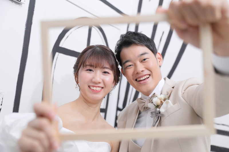 フレームに入って