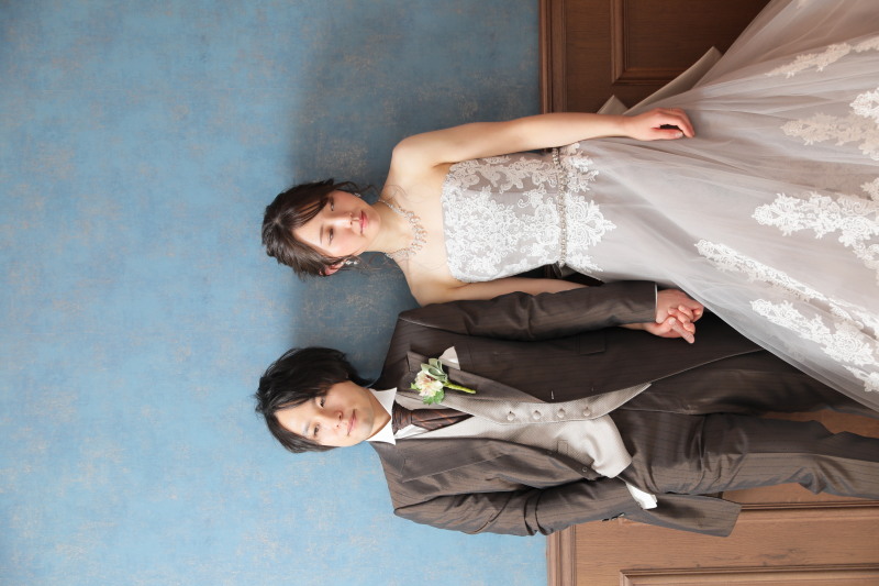 笑顔いっぱいのおふたり、最後はクールに