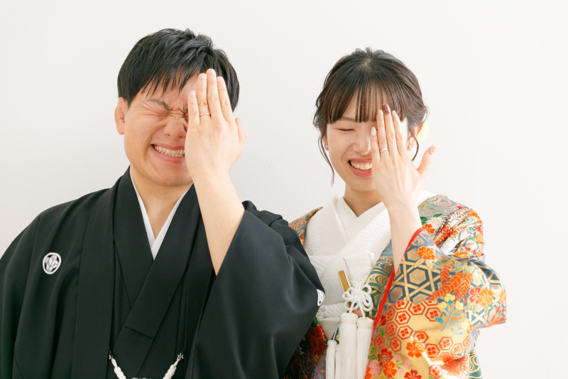 おそろいポーズ