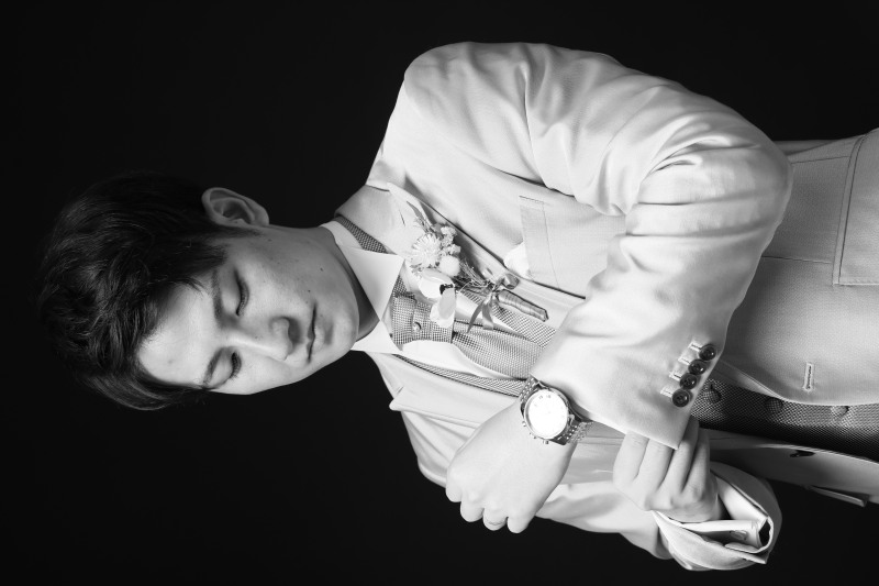 ご新郎様のソロ撮影も