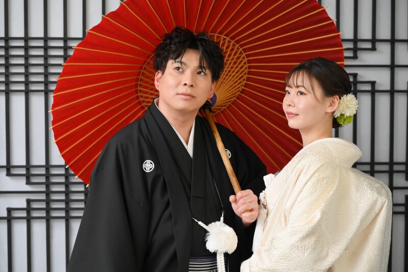 羽二重 & 白無垢