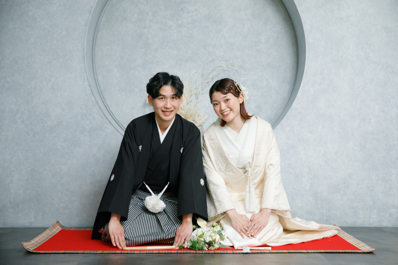 白無垢から撮影スタート♡