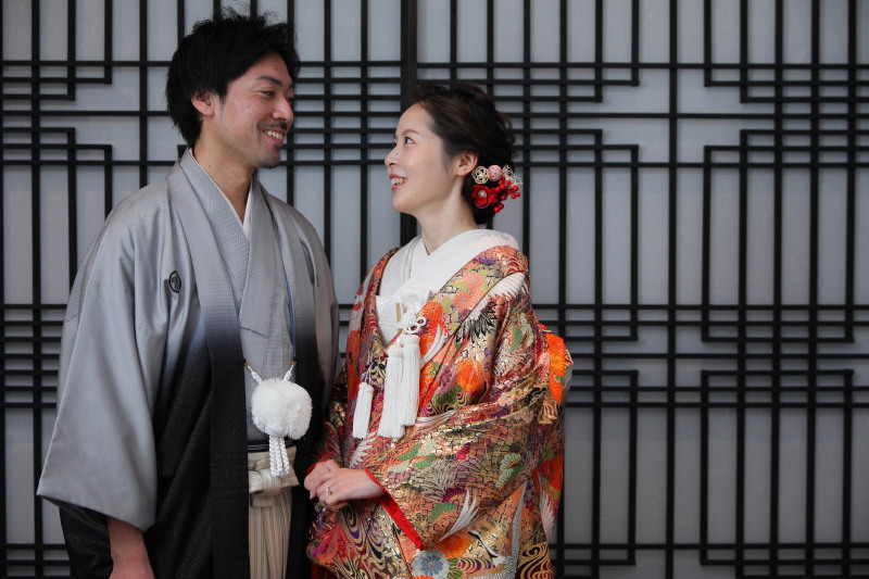 和装へ衣裳チェンジ