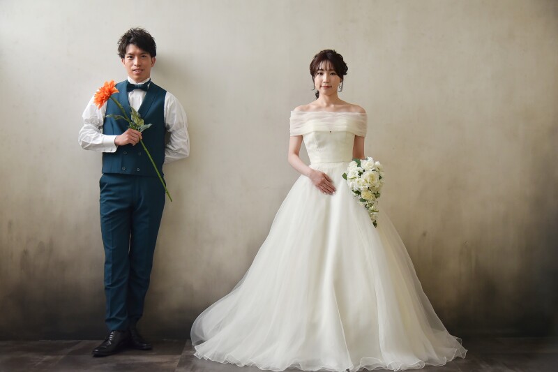 シンプルな背景でも♪