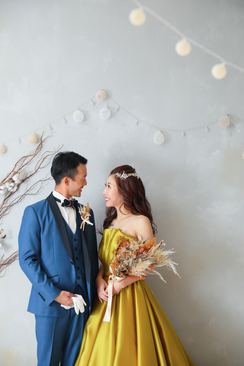 カラードレスにお着換え