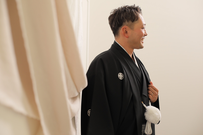 ご新郎様も!
