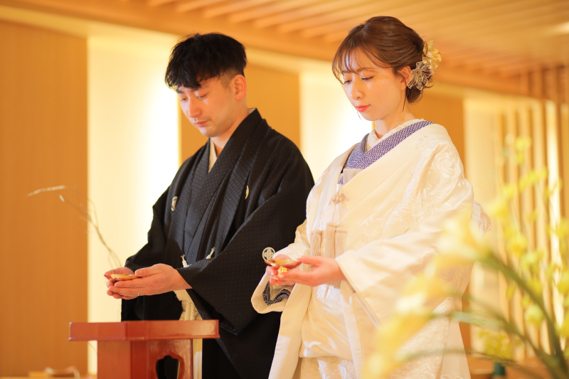 白無垢と色掛下