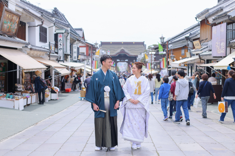 仲見世通りでの撮影