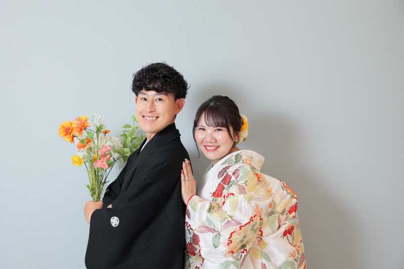 お花×和装