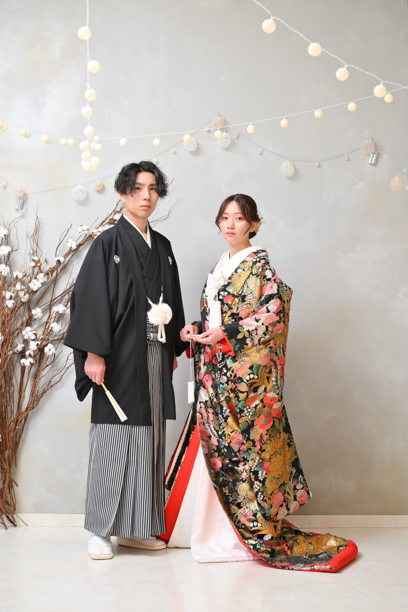 色打掛にお着替え