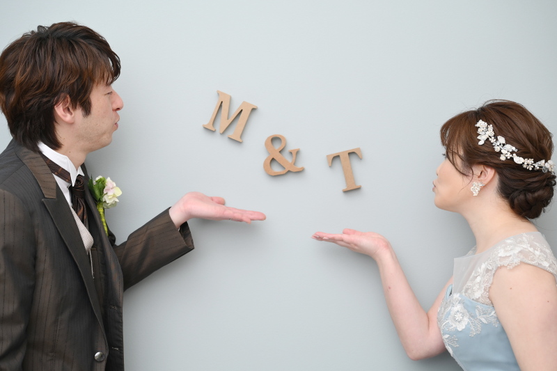 カラードレス×タキシード