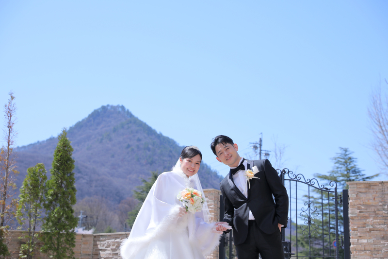 山と撮影