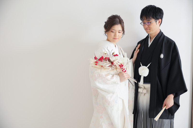 ドライフラワーがポイント