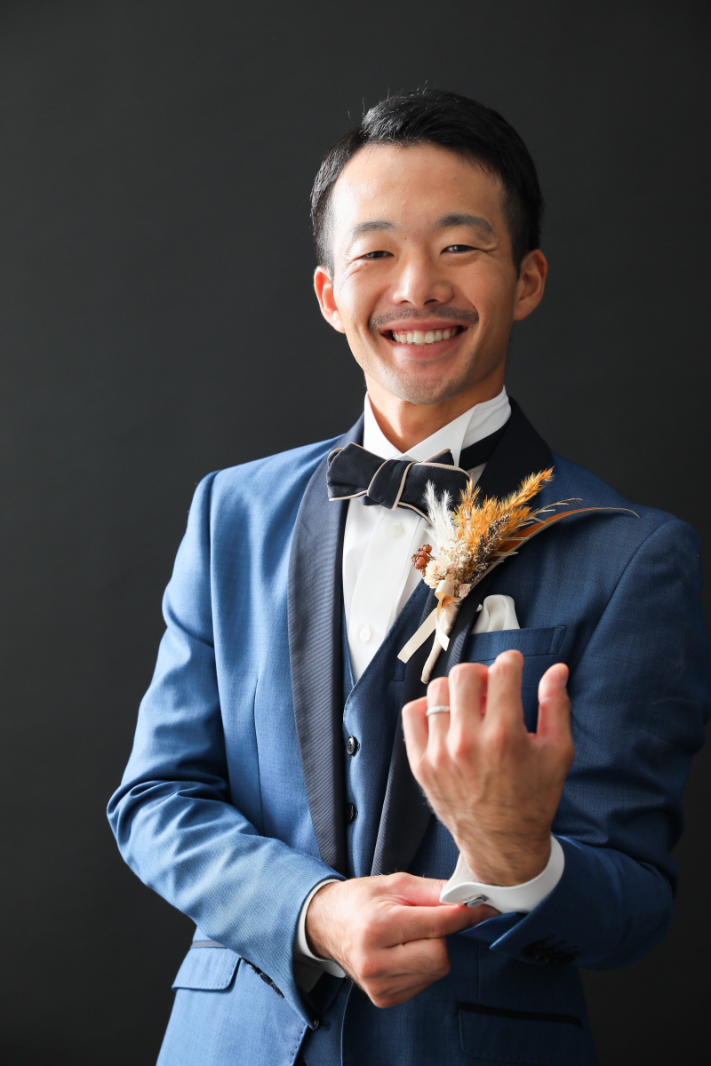 ご新郎様のソロショット！