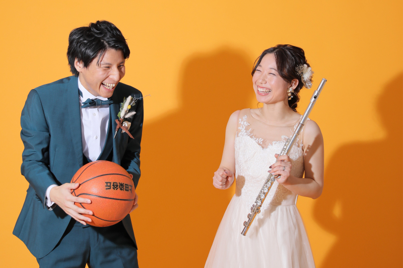 想いでの小物と一緒に撮影