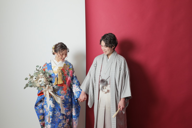 色打掛にお着換え