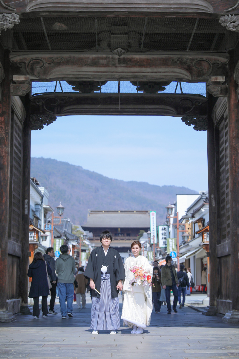 念願の善光寺ロケ