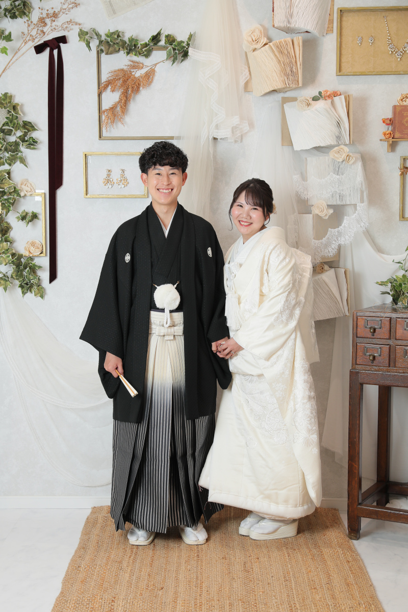 まずは白無垢の撮影からスタート。
