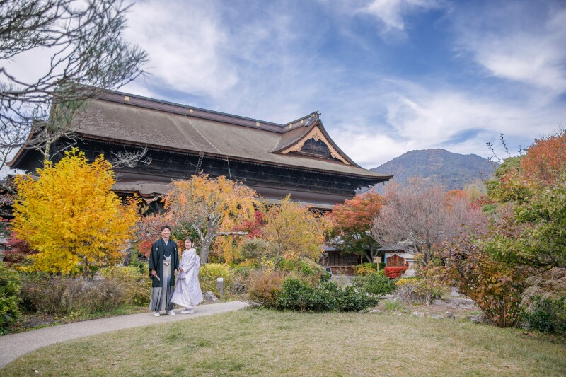 まずは善光寺撮影からスタート！