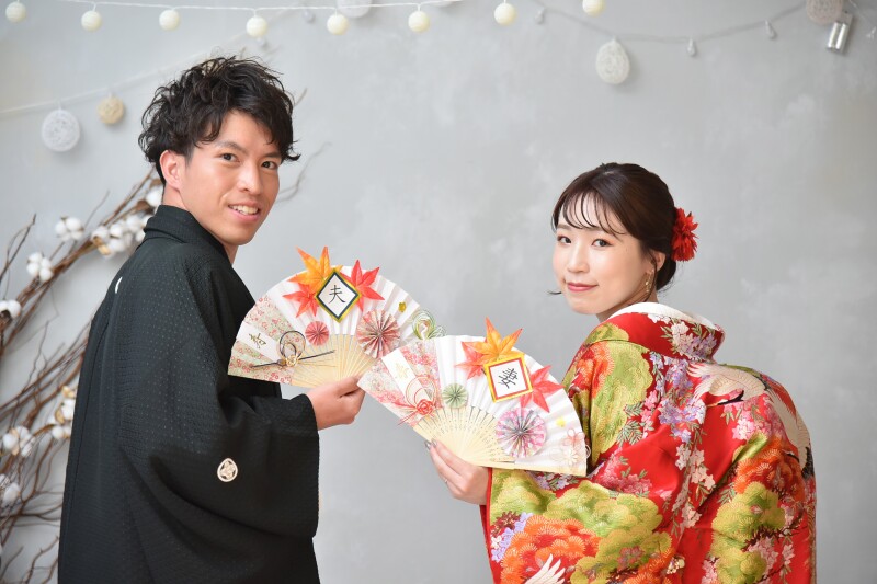 色打掛にお召し替え