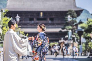 ワタベウェディング長野フォトスタジオ_Location / 善光寺