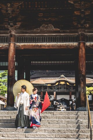 ワタベウェディング長野フォトスタジオ_Location / 善光寺