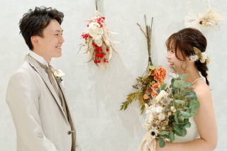 ドライフラワーと