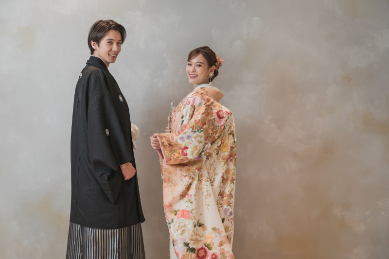 【和装】スタジオ+神殿フォトプラン データ100カット 10カットアルバム付