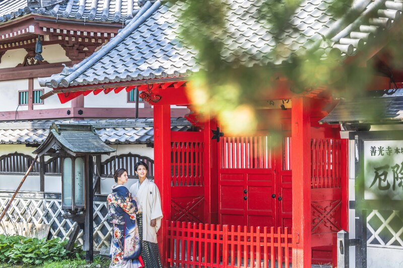 【和装で人気のロケフォト】善光寺データフォトプラン《新婦衣裳1着・全データ・美容師アテンド付き》