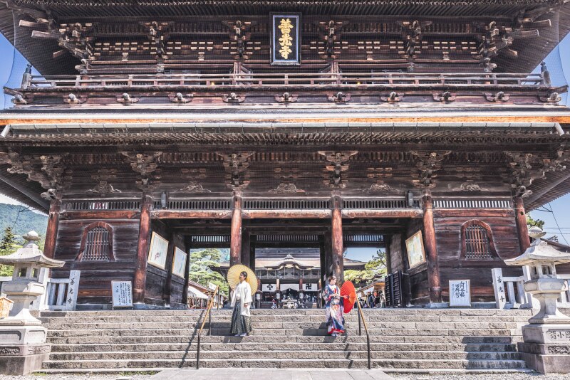 【和装で人気のロケフォト】善光寺データフォトプラン《新婦衣裳1着・全データ・美容師アテンド付き》