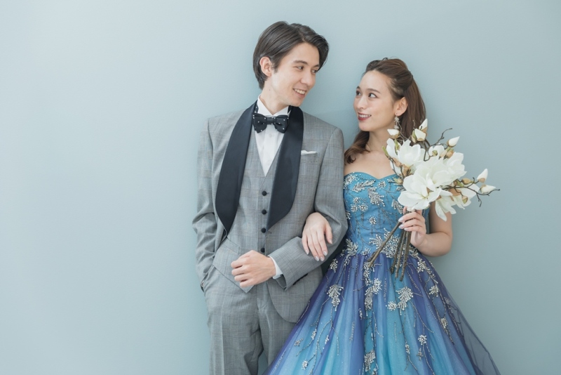 【夏得◆7-9月撮影限定】新婦2着(洋装)✦35%オフ✦スタジオ撮影プラン《全データ付》