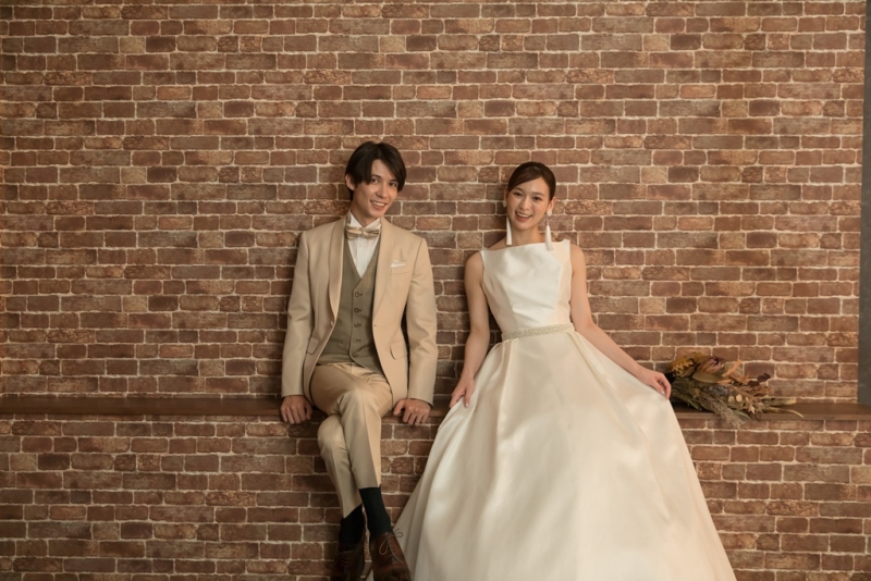 【夏得◆7-9月撮影限定】新婦2着(洋装)✦35%オフ✦スタジオ撮影プラン《全データ付》