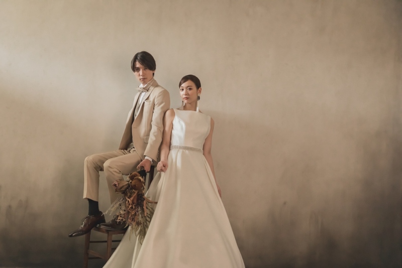 【夏得◆7-9月撮影限定】新婦2着(洋装)✦35%オフ✦スタジオ撮影プラン《全データ付》
